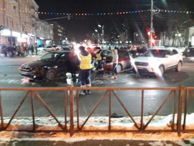 ДТП в центре Рязани стало причиной огромных пробок