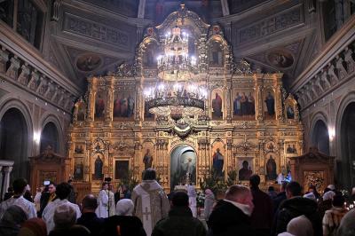 Павел Малков встретил Рождество на службе в Рязанском кремле