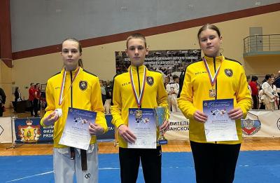 Рязанские тхэквондисты завоевали медали домашнего первенства ЦФО