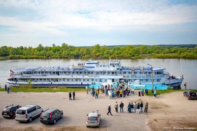 В Касимов прибыл первый в этом сезоне теплоход