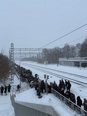 Поезд «Рязань–Москва» сломался в пути