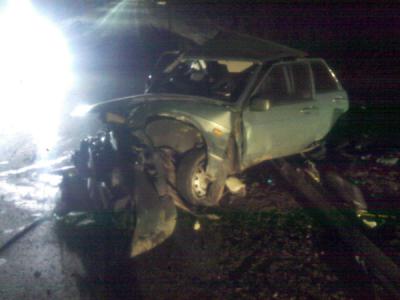 Появились подробности столкновения ВАЗ-21099 с барьерным ограждением под Рязанью