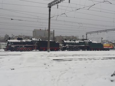 В Рязани заприметили два паровоза