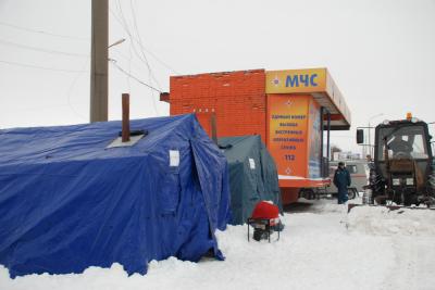 Начальник ГУ МЧС России по Рязанской области оценил готовность пункта обогрева на М5