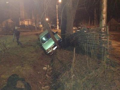 Рязанец на «Жигулях» протаранил дерево