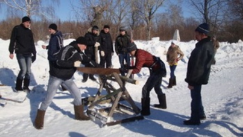 В Рязанской области разыграли глядковский валенок