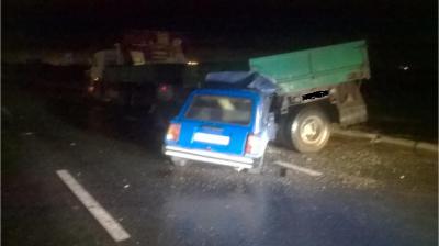 Пьяный рязанец на «четвёрке» врезался в грузовик, стоящий на обочине