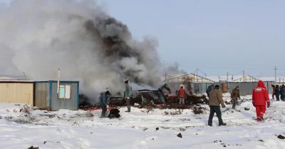 Сараевский свинокомплекс утратил жилые и хозяйственные вагончики