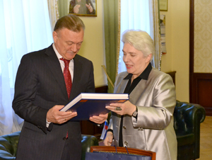 Олег Ковалёв встретился с Натальей Солженицыной