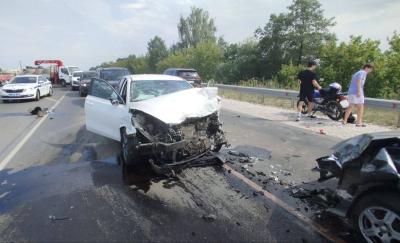 В массовом ДТП под Рязань пострадали трое взрослых и ребёнок