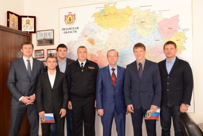 Рязанских полицейских спортсменов наградили