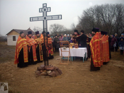 В Сасовском районе освятили место под новый храм
