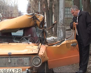 В Рязани пьяный угонщик забыл, как попал в аварию