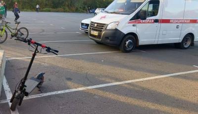 На Московском шоссе в Рязани байкер сбил ребёнка на электросамокате