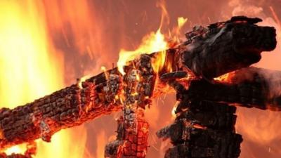 В Шацком районе загорелась маленькая лесная деревня