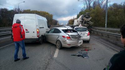 Движение на Северной окружной дороге в Рязани парализовало из-за аварии
