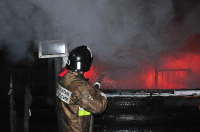 В рязанском селе сгорели дом и сарай