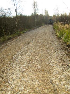 В Касимовском лесничестве обустроили противопожарную дорогу