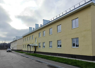 В Милославском возвели жилые дома для переселенцев из аварийного фонда