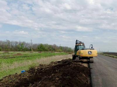 АО «Рязаньавтодор» ремонтирует дороги в Ряжском округе