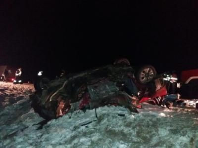 Появились фото с места смертельного ДТП под Скопином