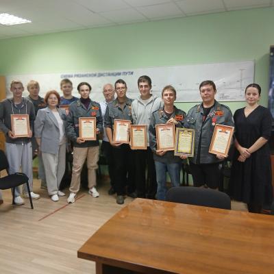 Самарские студенты прошли трудовую вахту на Рязанской дистанции пути