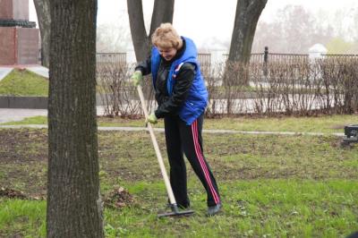 Убран сквер перед Рязанским кремлём