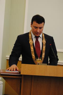 Владислав Фролов дал первое интервью журналистам в качестве главы Рязани