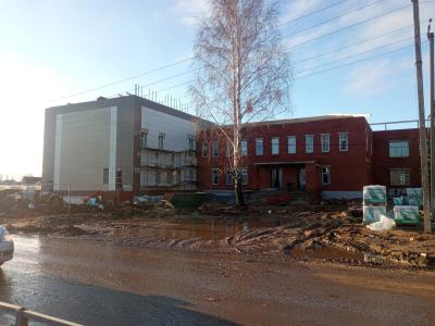 В Тюшевской школе построили второй этаж