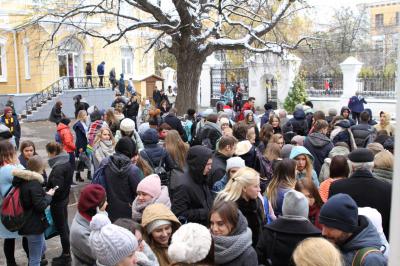 В РГУ прошла учебная эвакуация