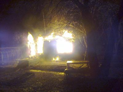 Спасский район за ночь недосчитался кирпичного дома и сарая