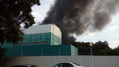 В ангаре на Ряжском шоссе ликвидировали открытое горение