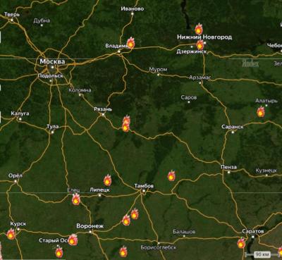 ЭРА призывает рязанцев быть осторожней с огнём в лесу