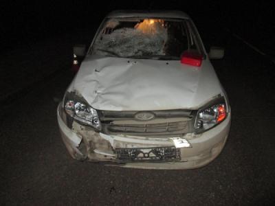 Под Спасском пешеход угодил под колёса «Лады-Гранты»