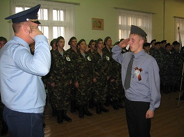 В Ряжске выявили лучших юнармаейцев