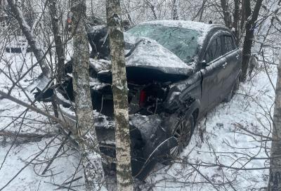 На Ряжском шоссе в Рязани жёстко столкнулись Lada Х-Ray и «Газель»