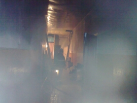 В Сасовском районе сгорела квартира
