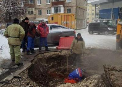 Несколько домов в Горроще Рязани из-за аварии лишились ГВС и отопления