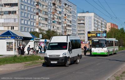 На двух маршрутах в Рязани увеличено количество автобусов