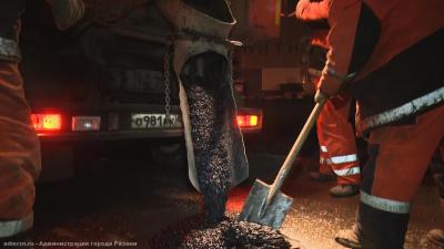 Ямочный ремонт в Рязани могут делать и в 30-градусный мороз