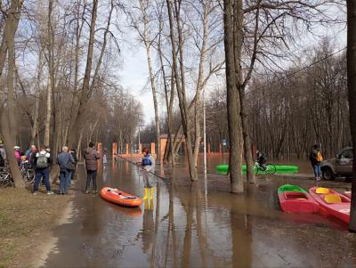 Уровень воды в Оке в черте Рязани поднялся ещё на 5 сантиметров