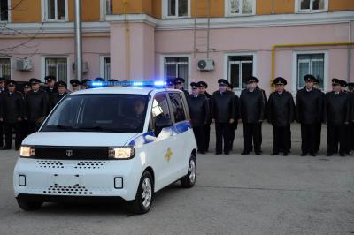 Рязанские полицейские на электромобиле будут патрулировать парки города