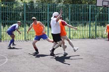 Милиционеры Рязани сыграли в мини-футбол