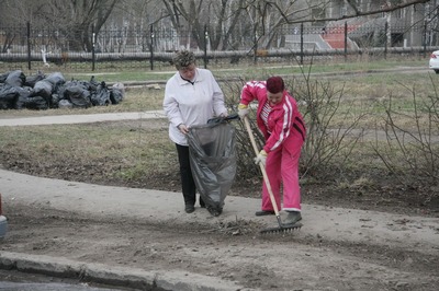 Жители Железнодорожного района Рязани навели порядок