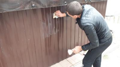 В Рыбном уничтожили рекламу наркотиков