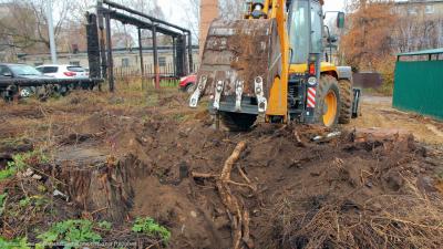 По просьбам жителей Рязани расчищена территория на улице Шевченко
