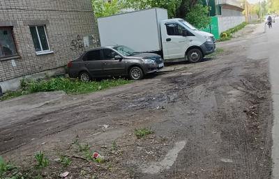 Рязанцы посетовали на опасные дороги во дворах посёлка Приокский