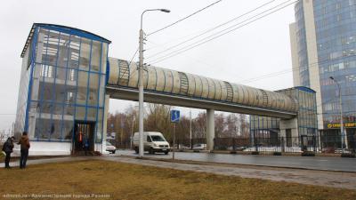 Ремонт надземного перехода на остановке «Таможня» в Рязани завершится к декабрю