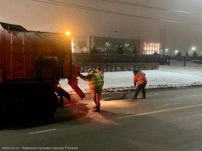 В Рязани заделали ямы на четырёх улицах