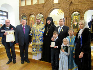 Под Шацком освятили собор в Свято-Успенском Вышенском монастыре